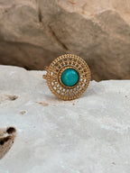 Anel terra Amazonite