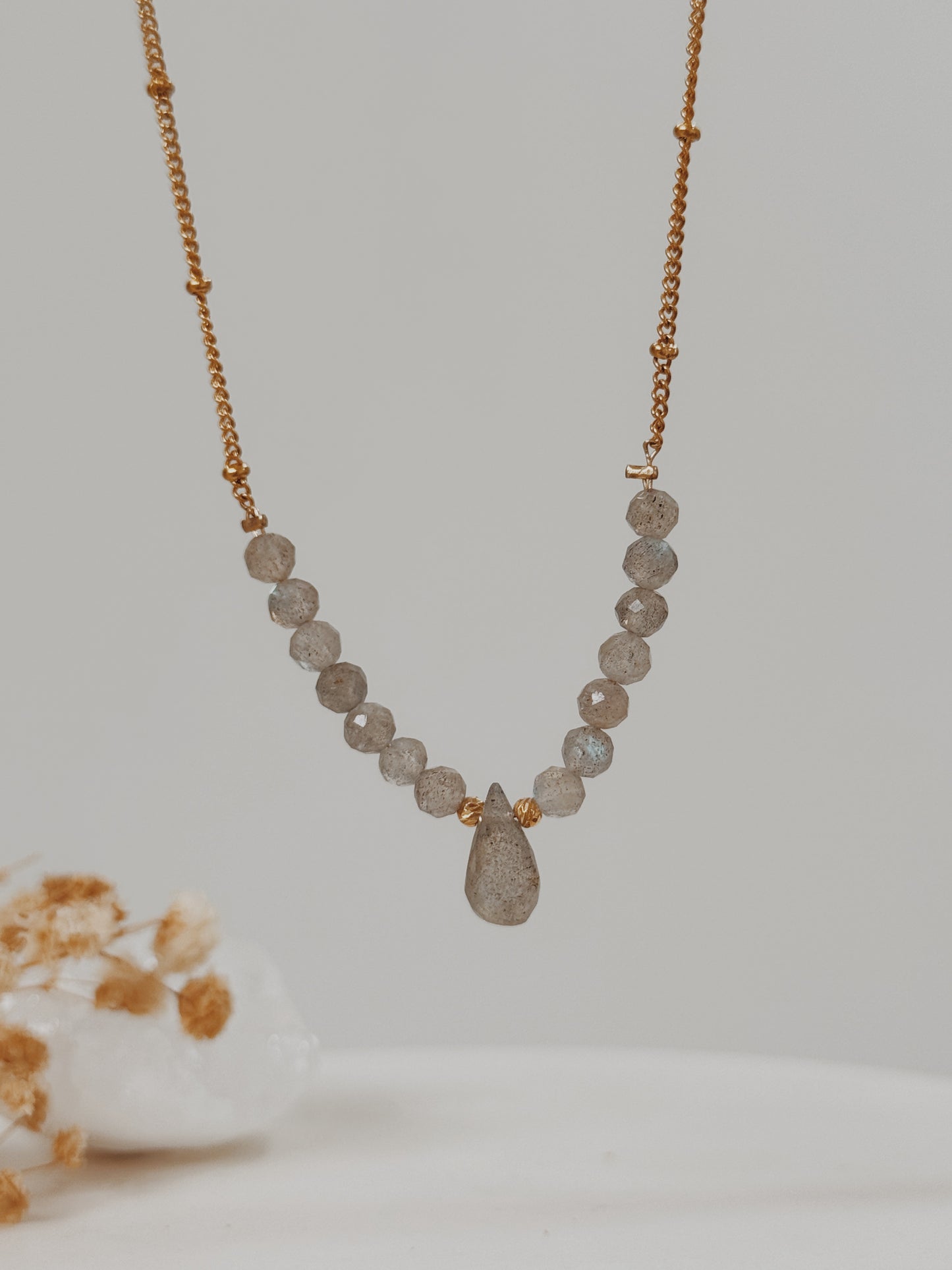 Colar Brahma Labradorite