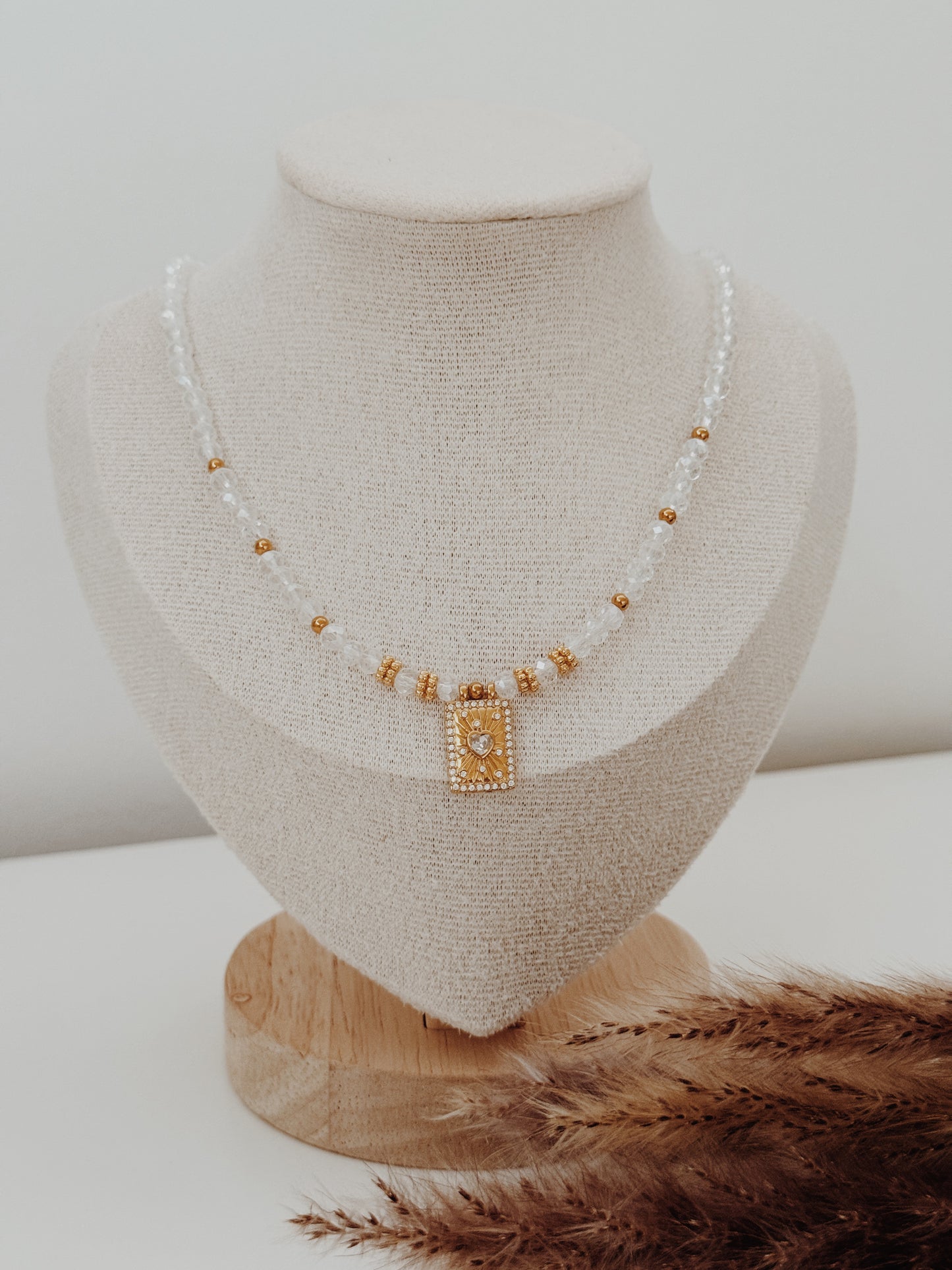 Colar Althea Quartzo Cristal