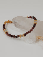 Pulseira Paola Granada e Labradorite