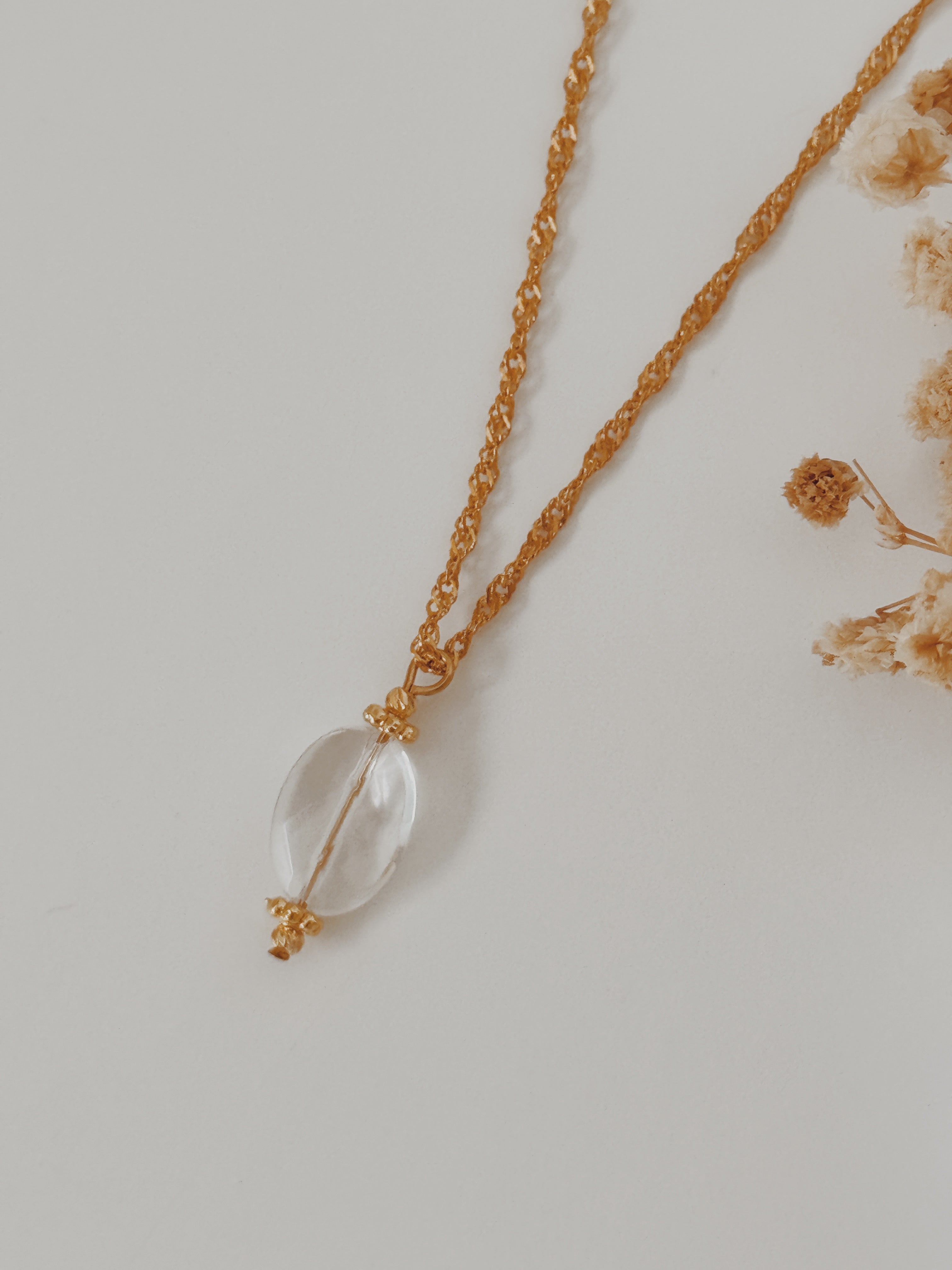 Colar Abby Quartzo Cristal