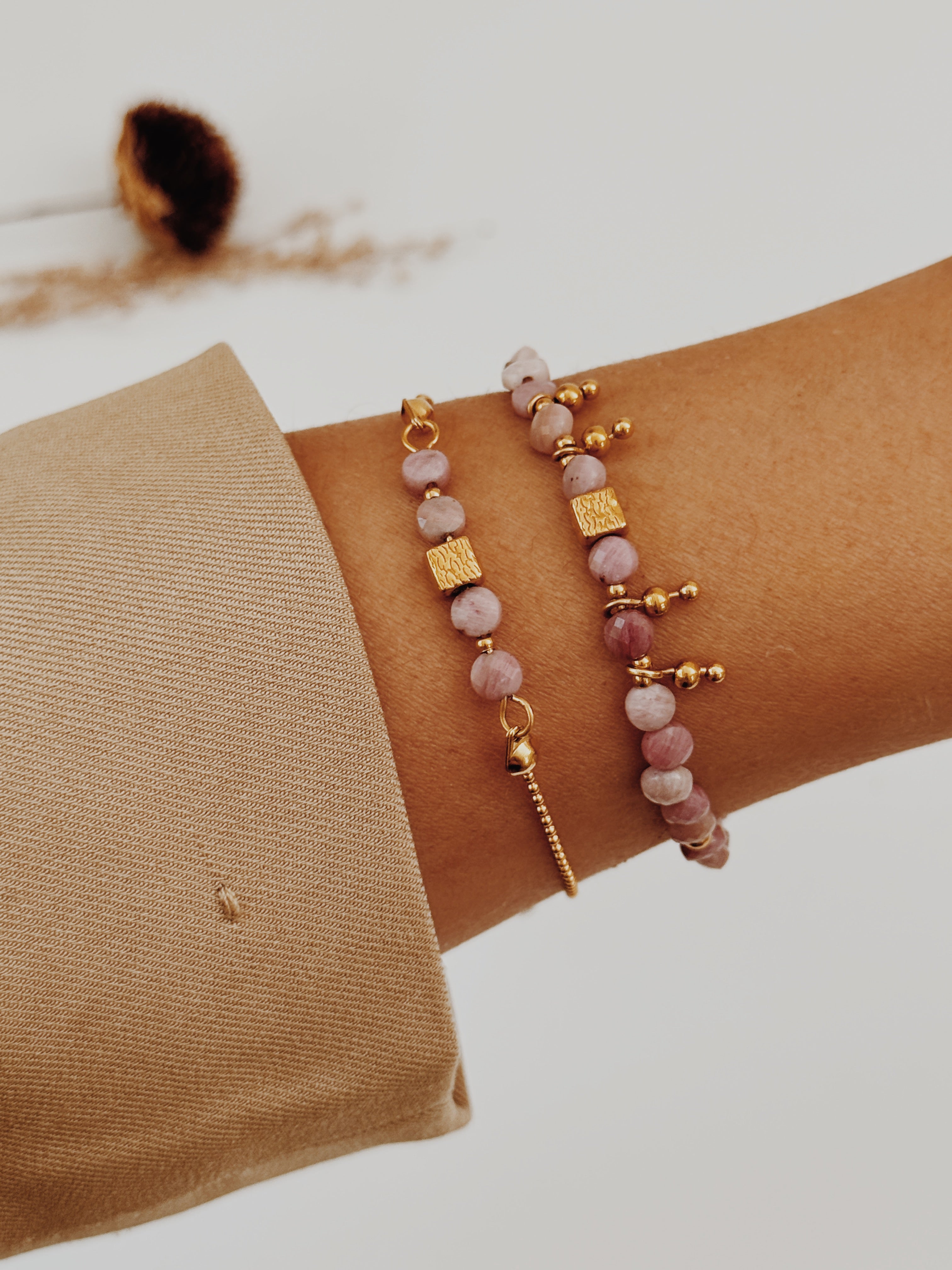 Pulseira Elysium Rodonite