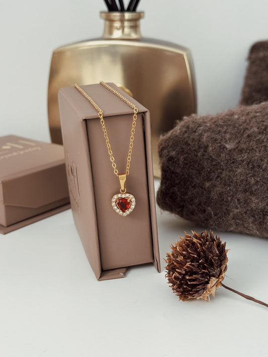 Colar Love red