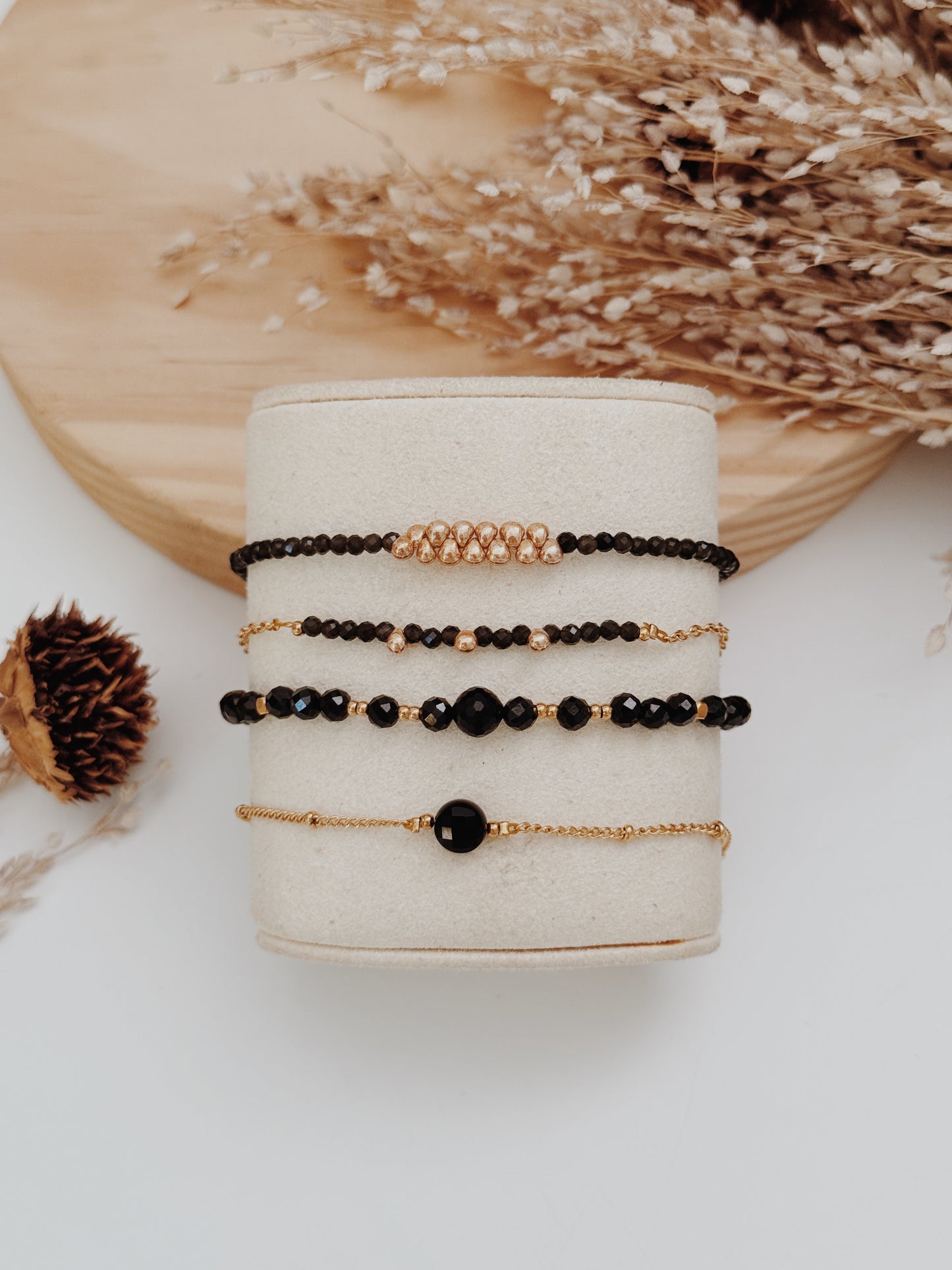 Pulseira Aurora Turmalina Negra
