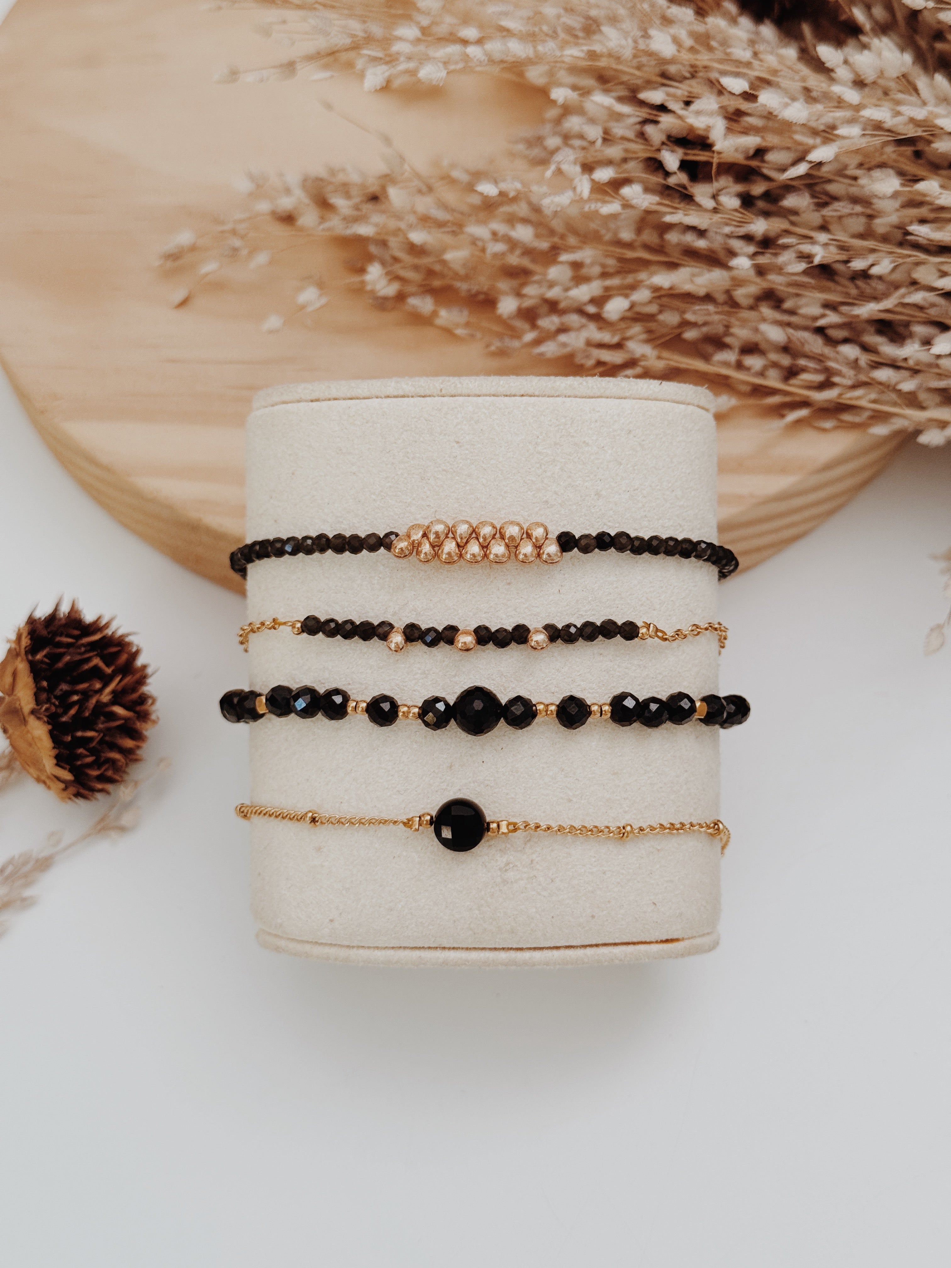 Pulseira Aurora Turmalina Negra