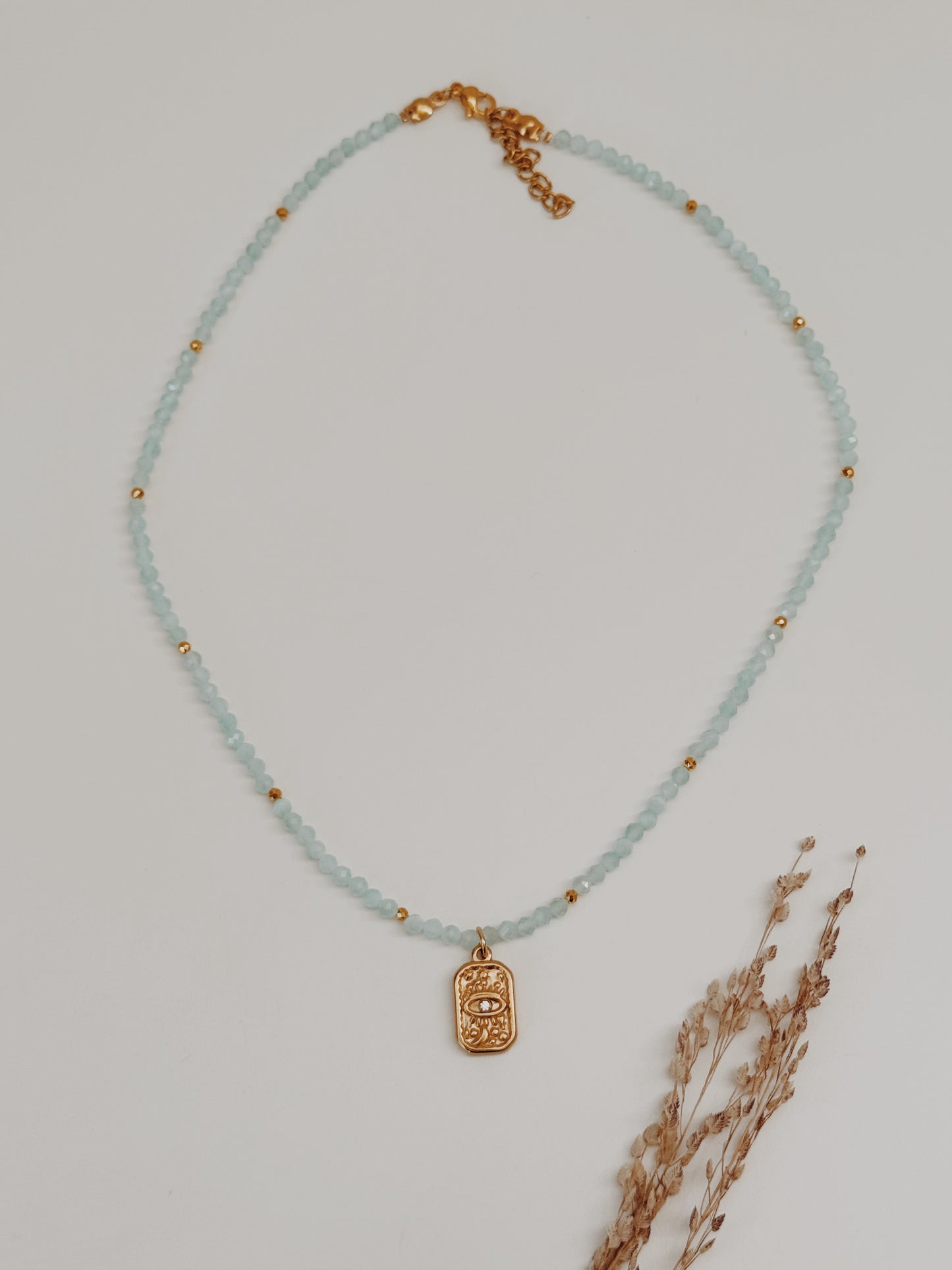 Gargantilha Lyra ( cristais facetados )