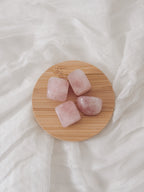 Quartzo rosa rolado