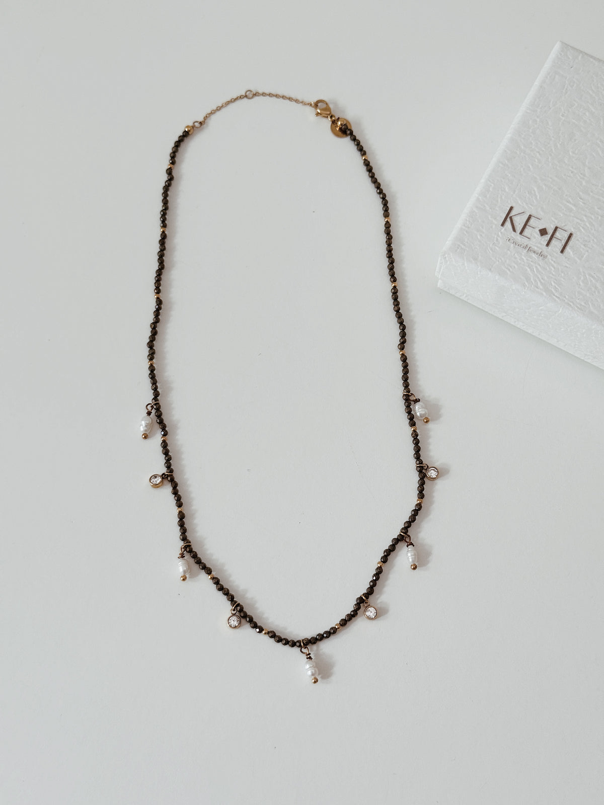 Colar de Pirite | pearl