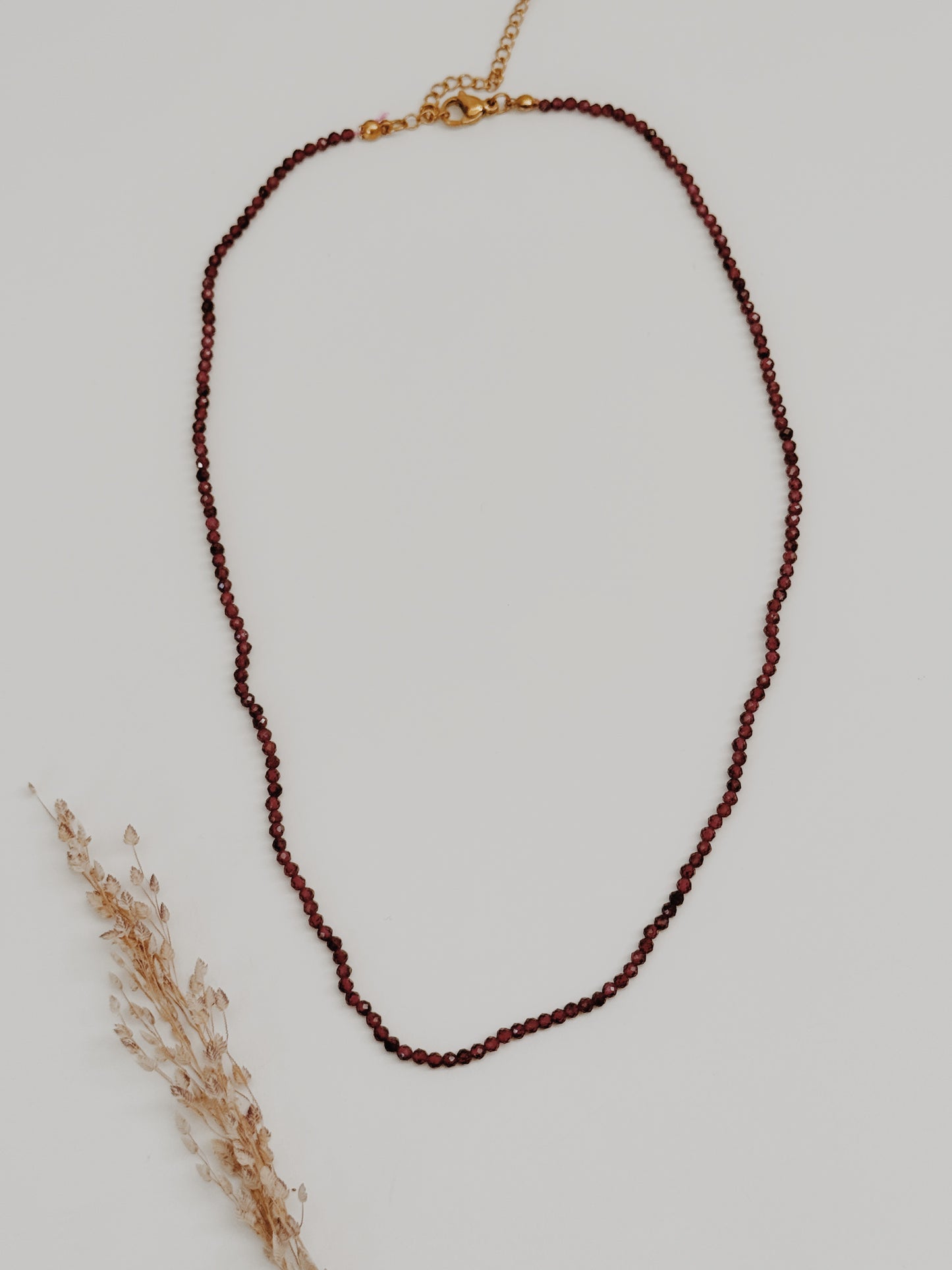 Gargantilha cristais facetados ( simples )