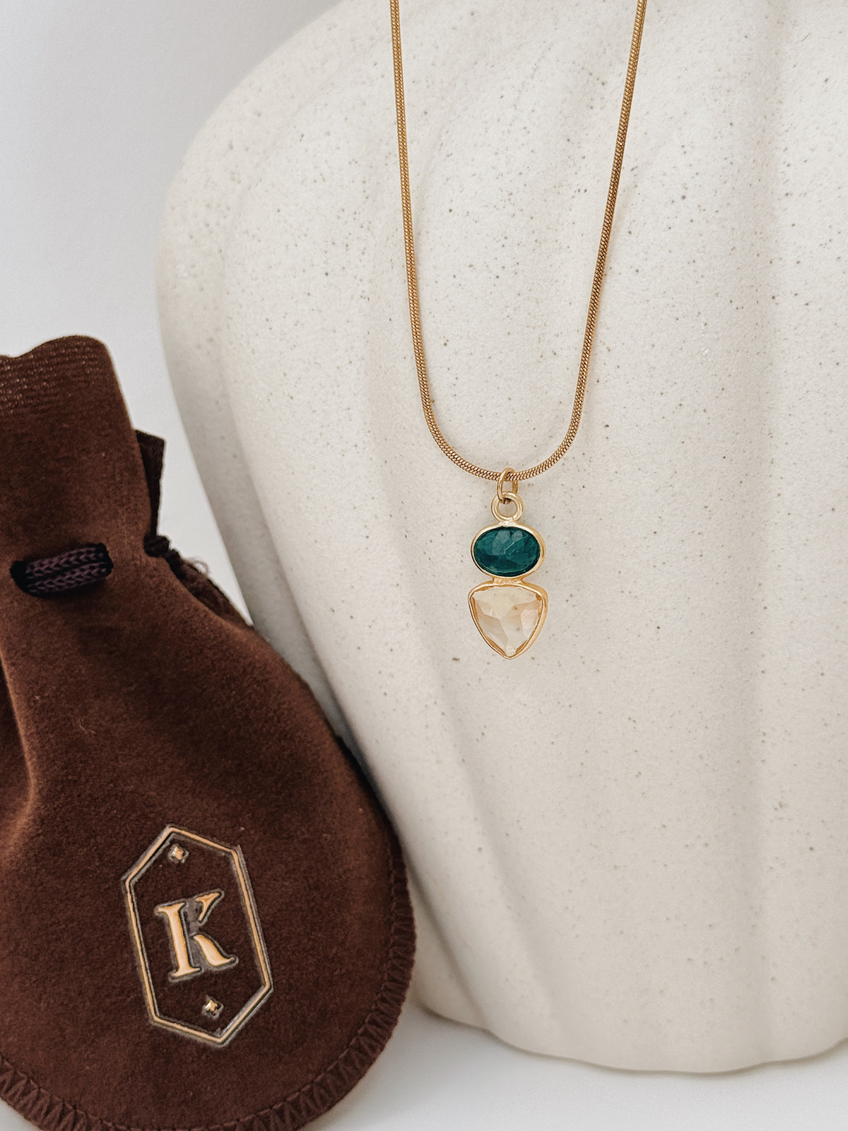 Colar Capri | Apatite e Citrino