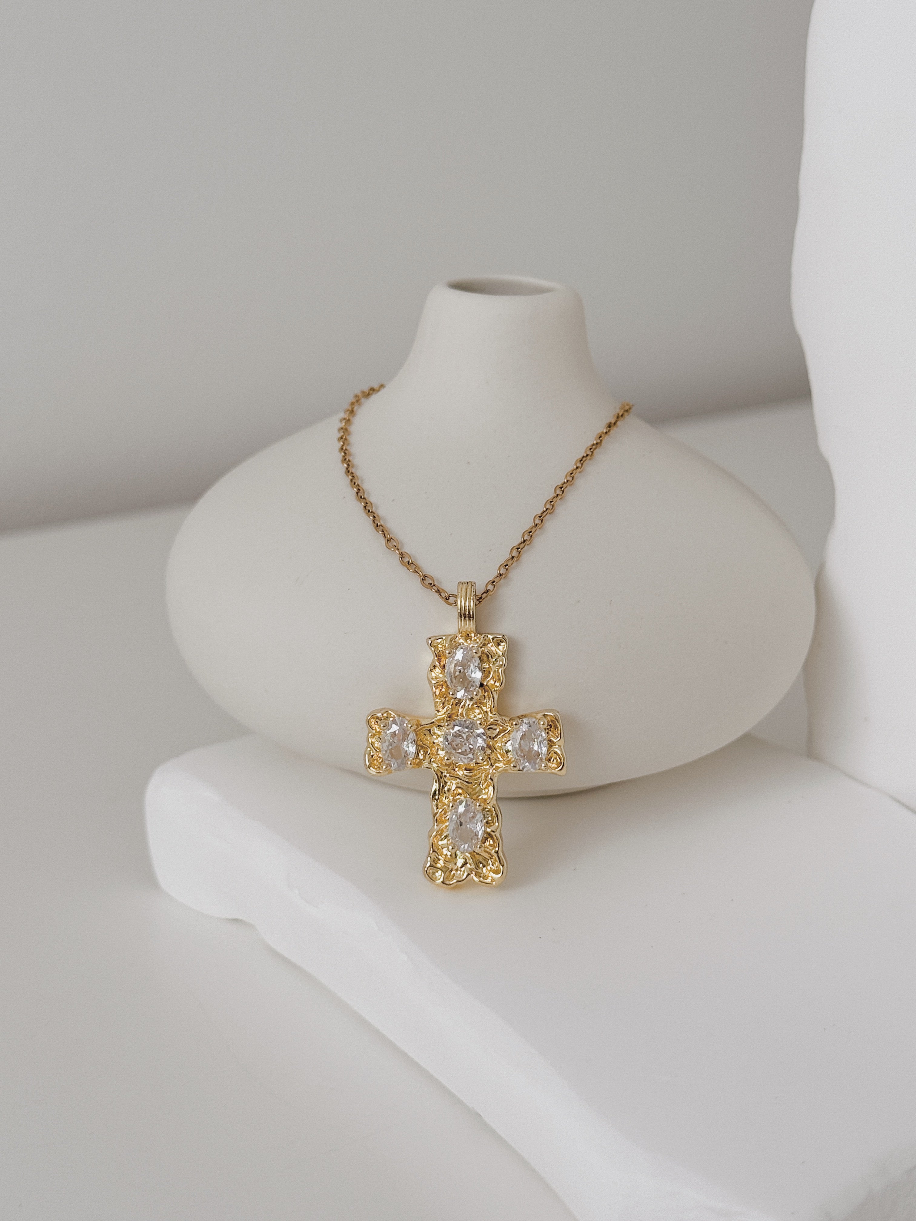 Colar Cruz | zirconias