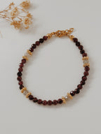 Pulseira Paola Granada e Labradorite