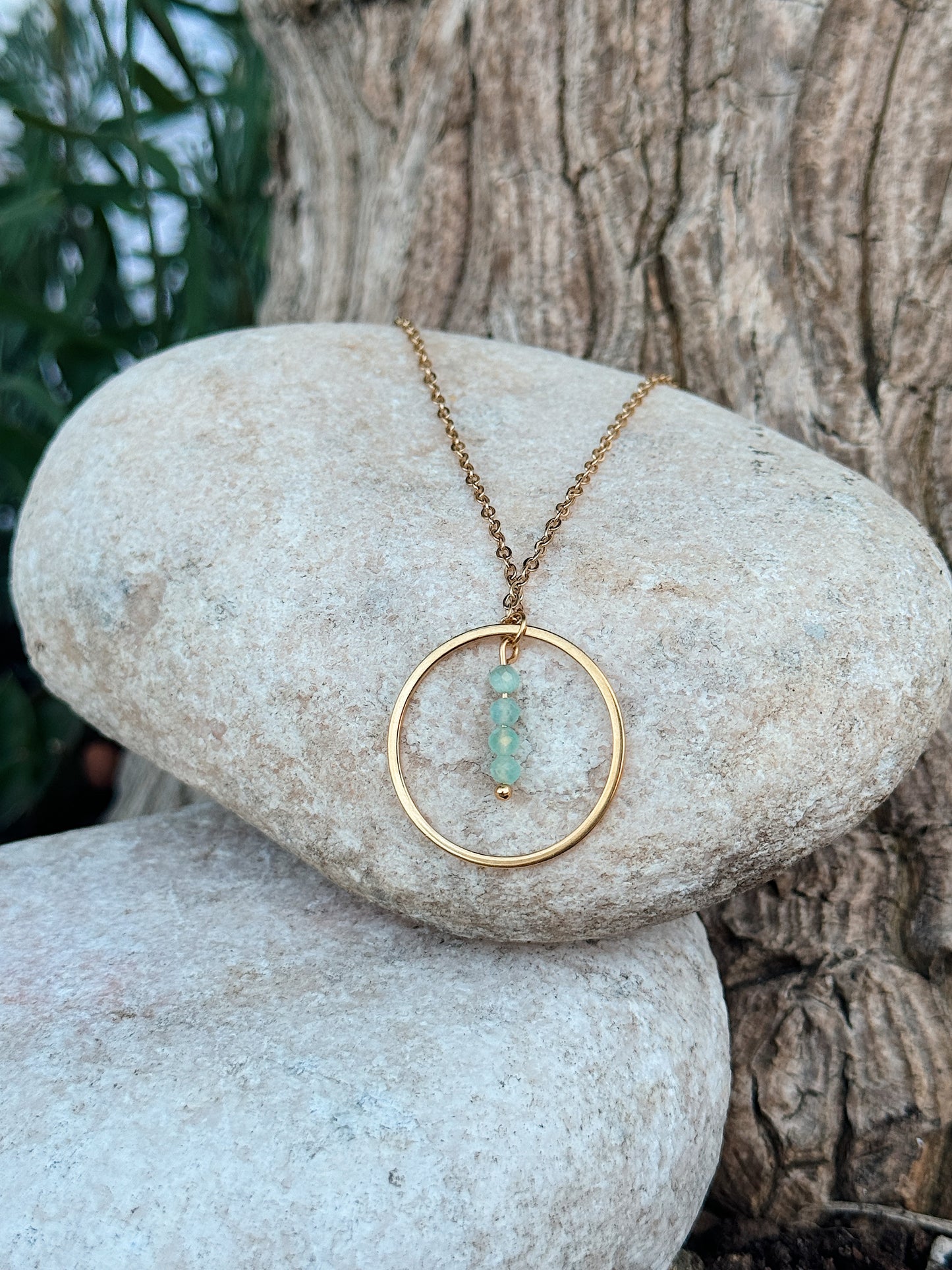 Colar terra Amazonite