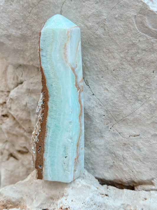 Obelisco de Aragonite Azul I