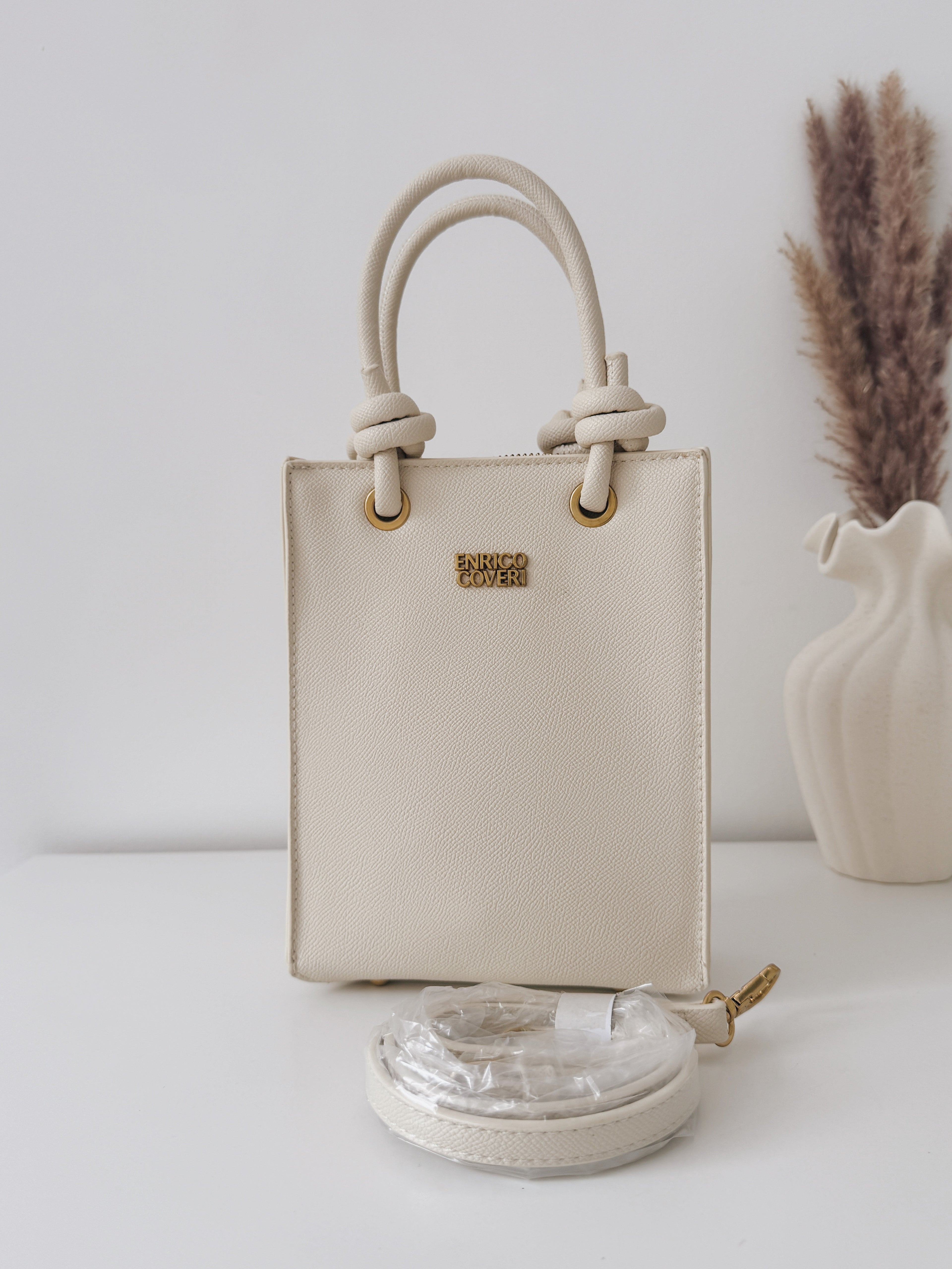 Mala Enrico Coveri | cor creme
