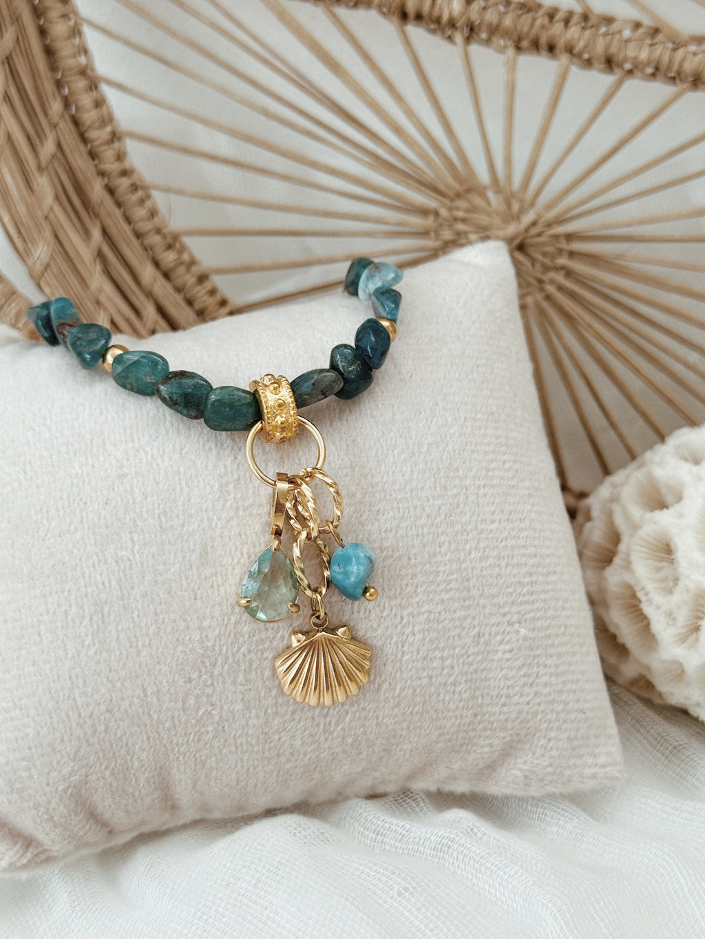 Colar Summer Vibes | Apatite azul
