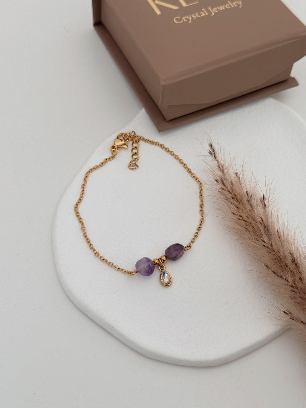 Pulseira Consciência ( ametista )