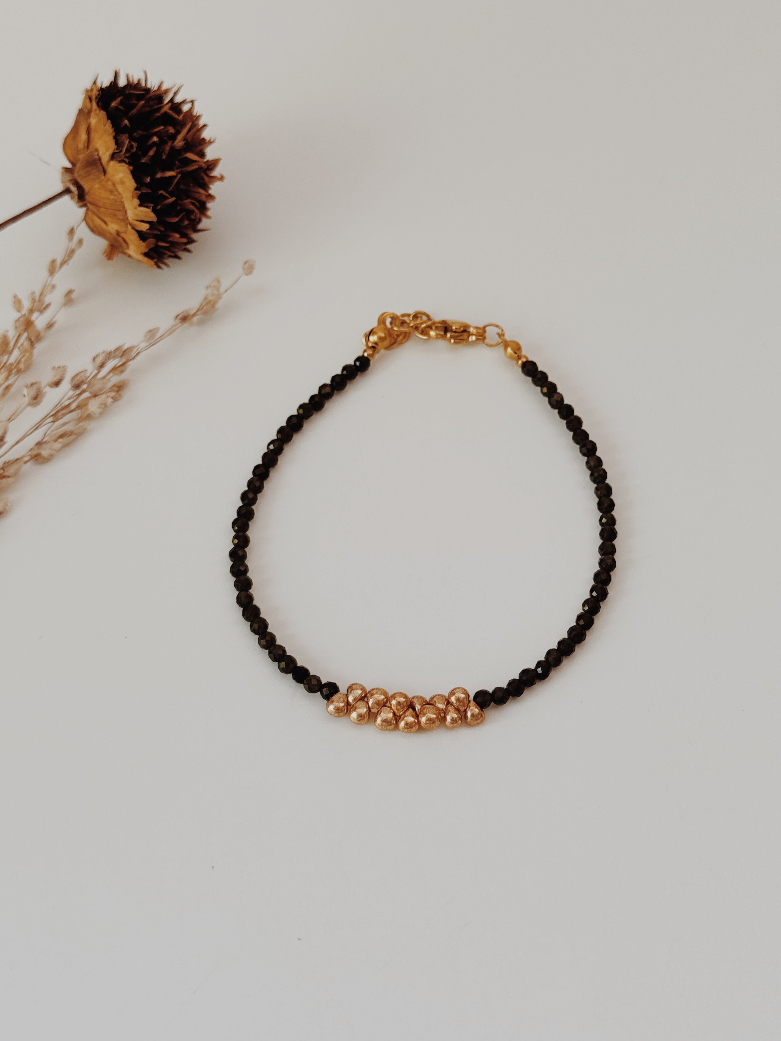 Pulseira Mystara Obsidiana Negra