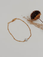 Pulseira Aurora Howlite
