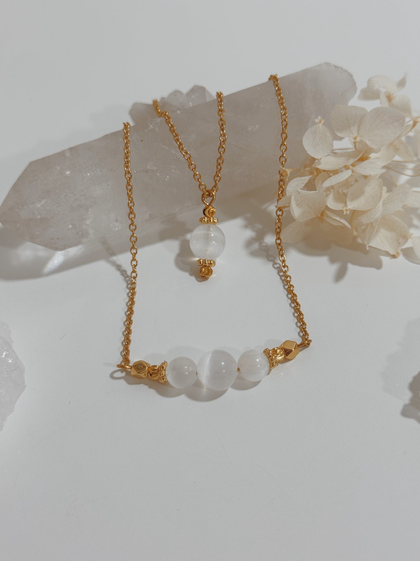 Colar Ashi Selenite