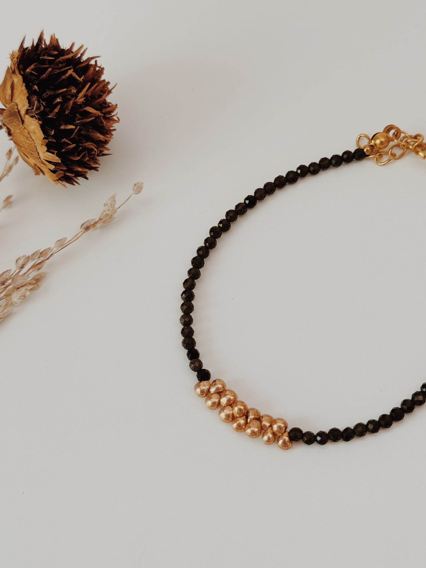 Pulseira Mystara Obsidiana Negra