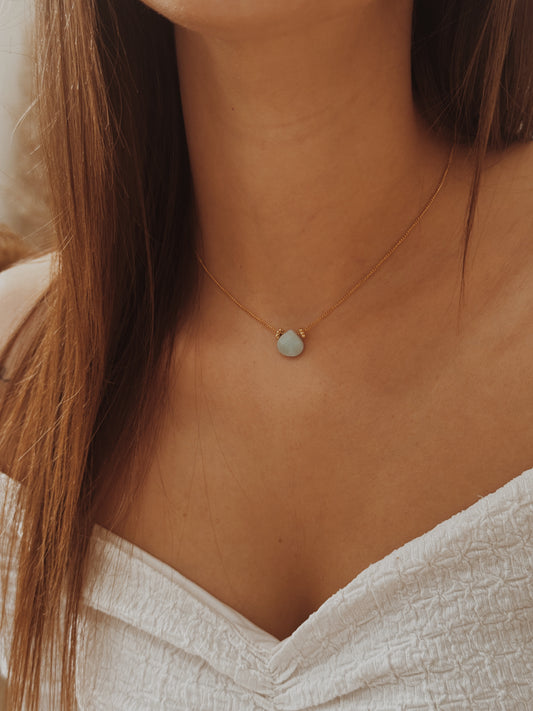 Colar gota Amazonite