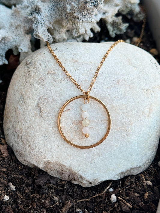 Colar terra Morganite