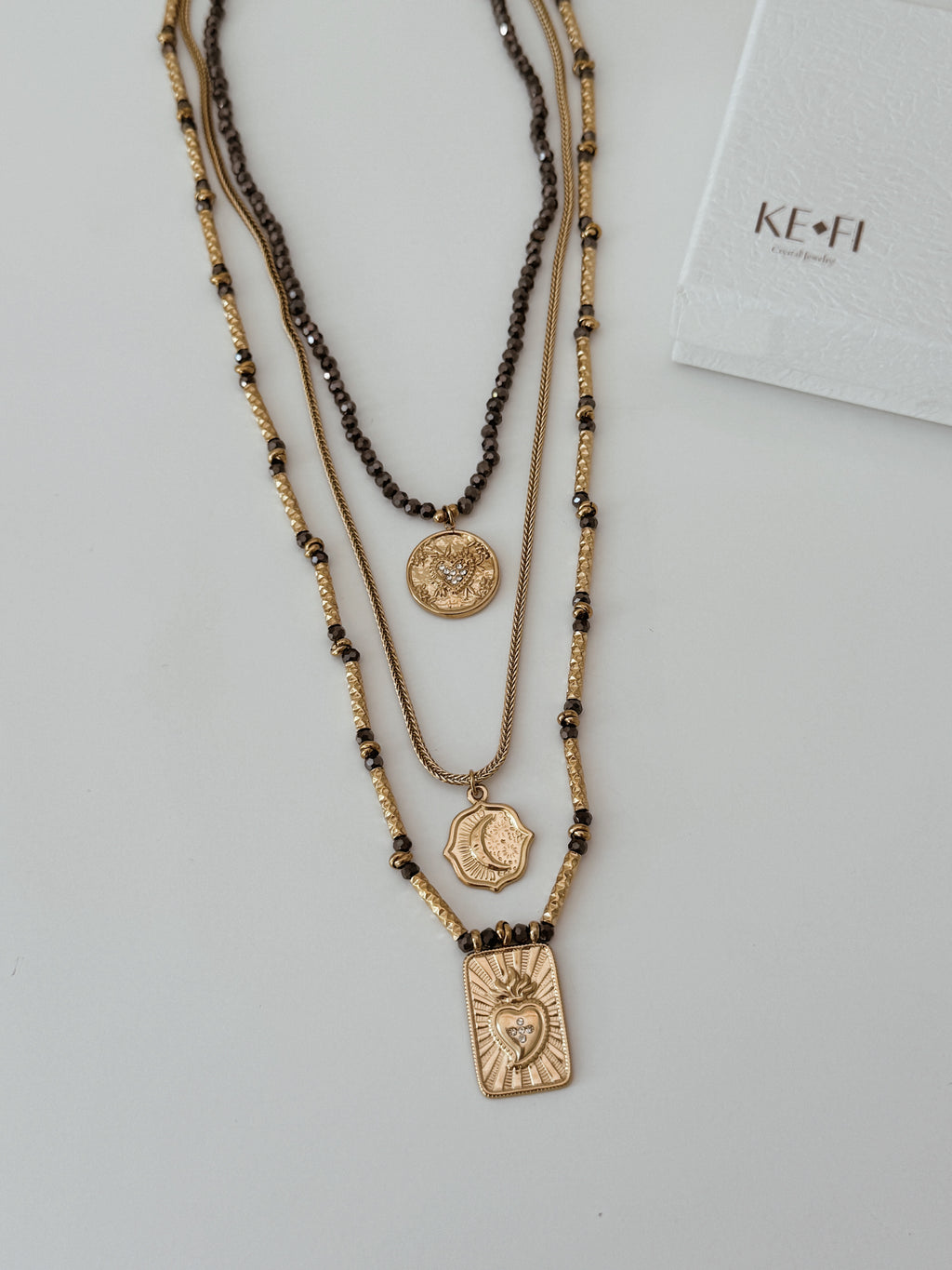 Conjunto Goddess Layer | Hematite