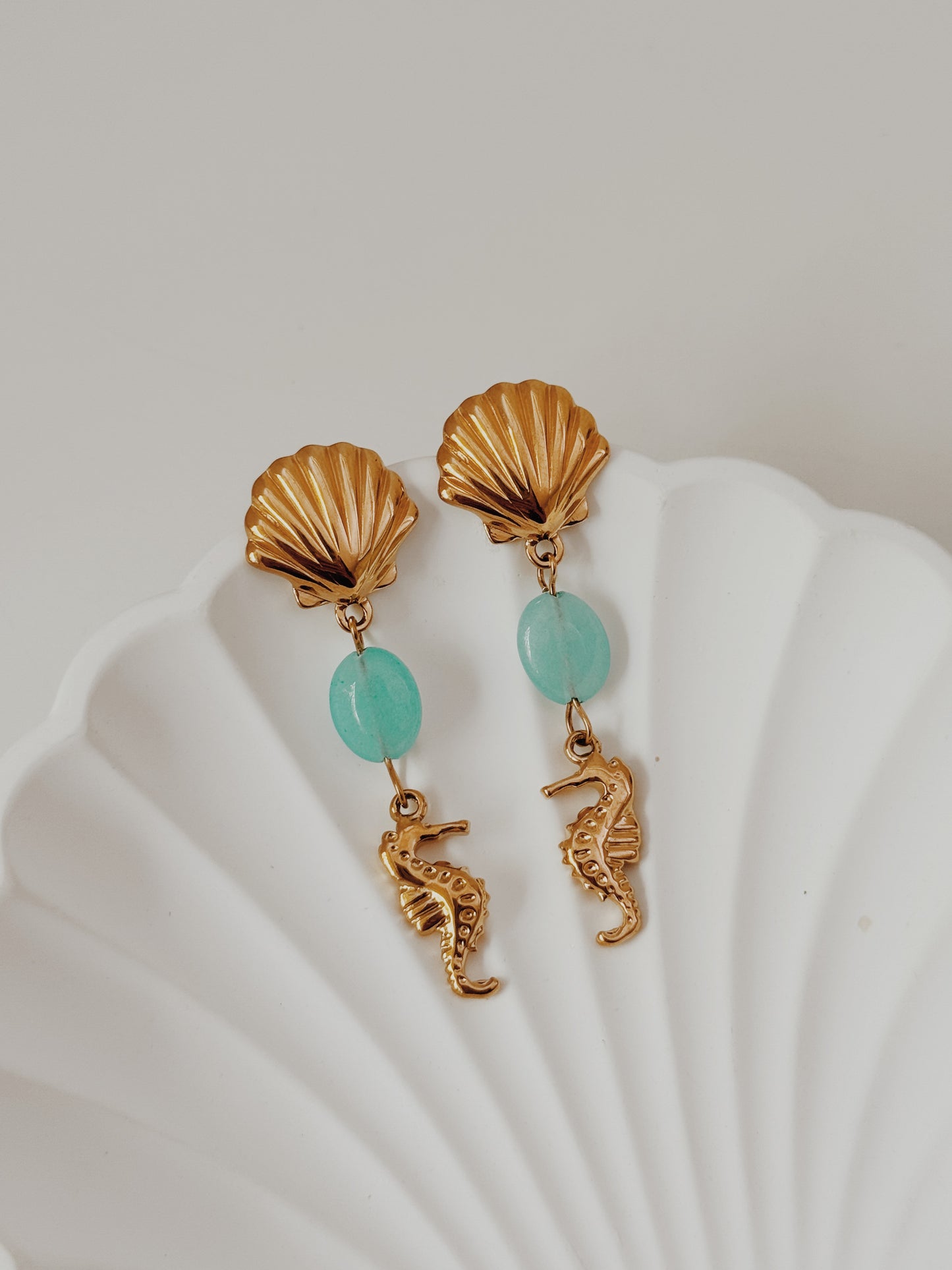 Brincos Summer Amazonite