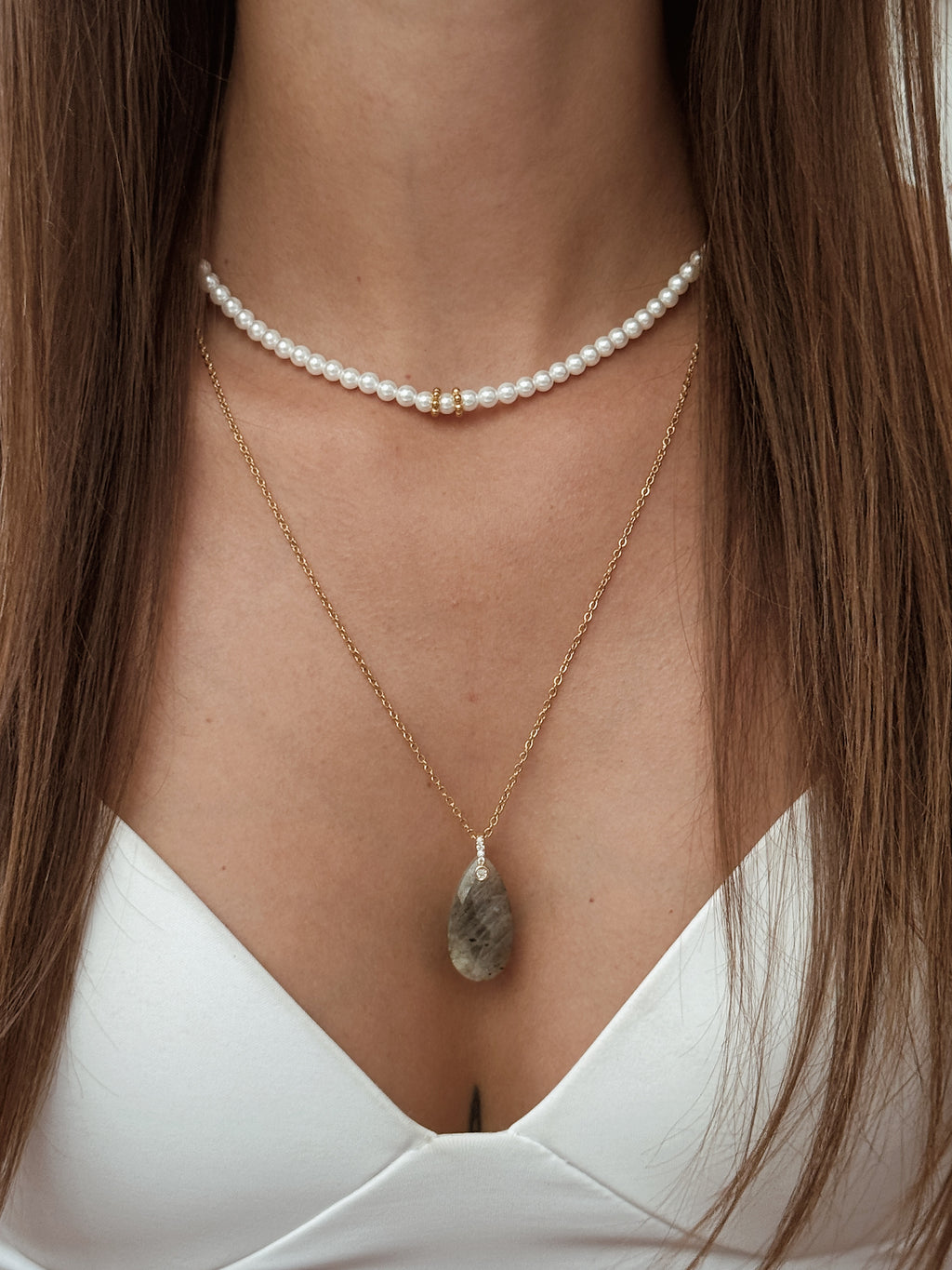 Colar Gota | cristais