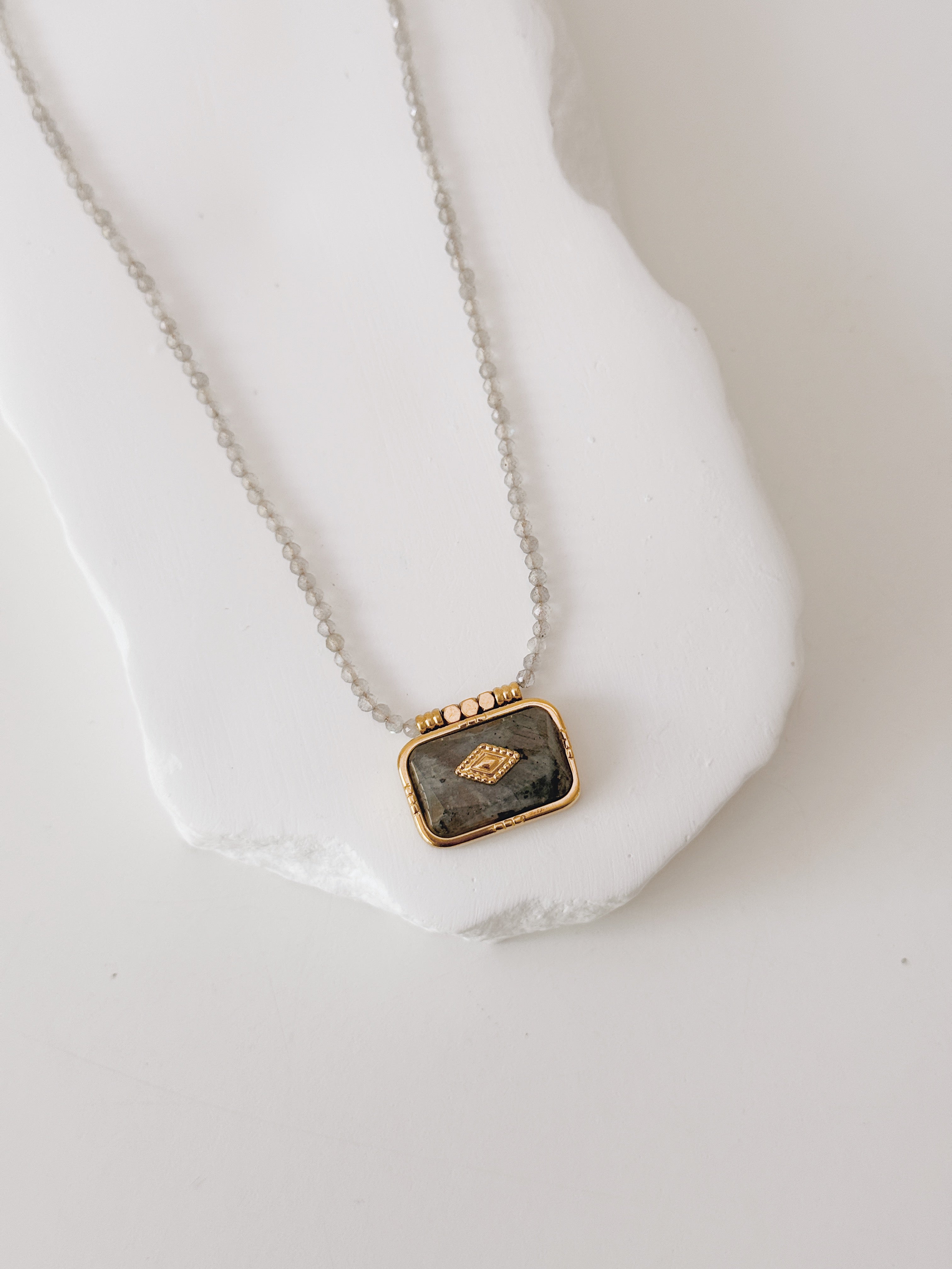 Colar Labradorite | longo