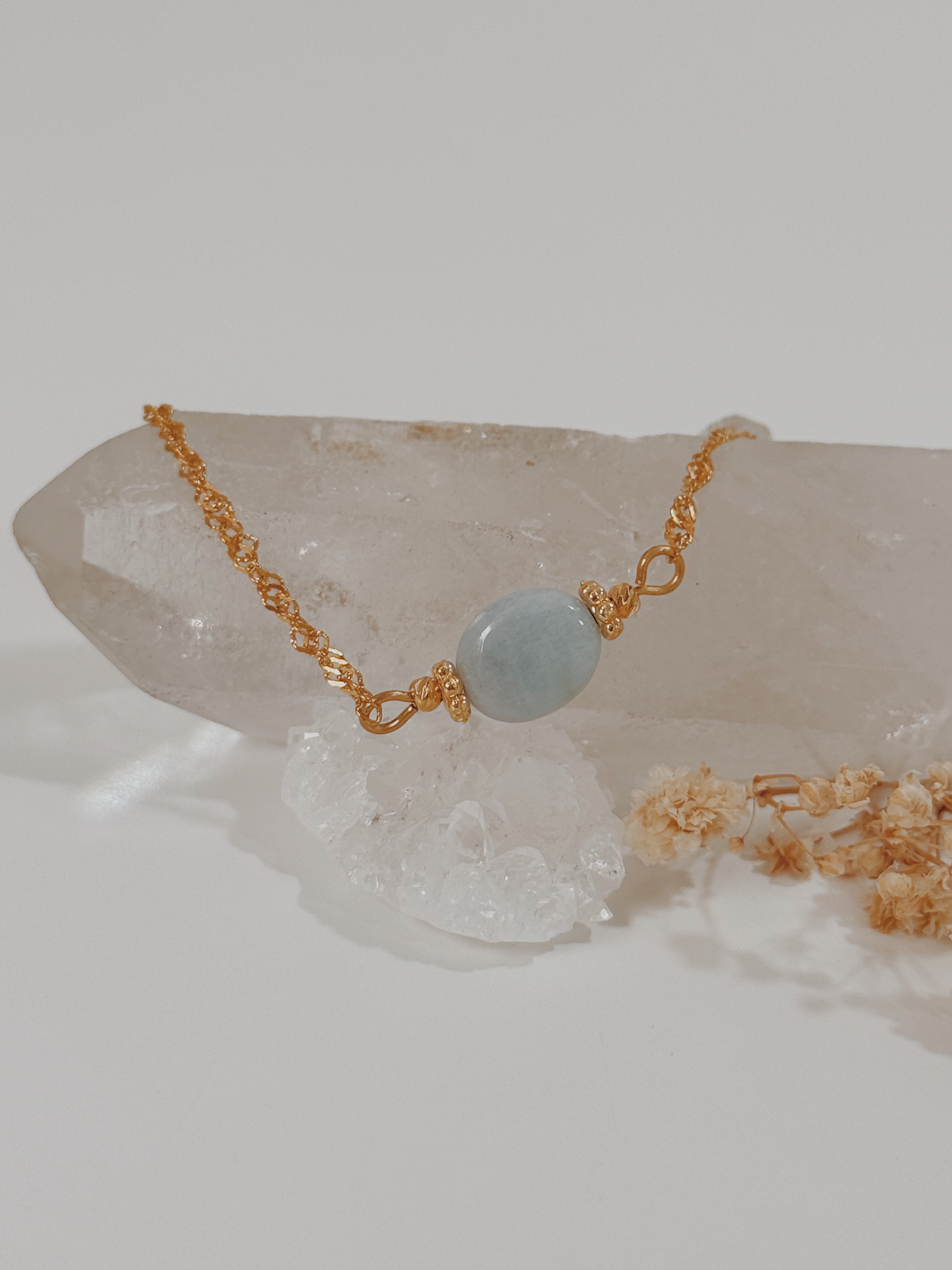 Pulseira Abby Agua Marinha