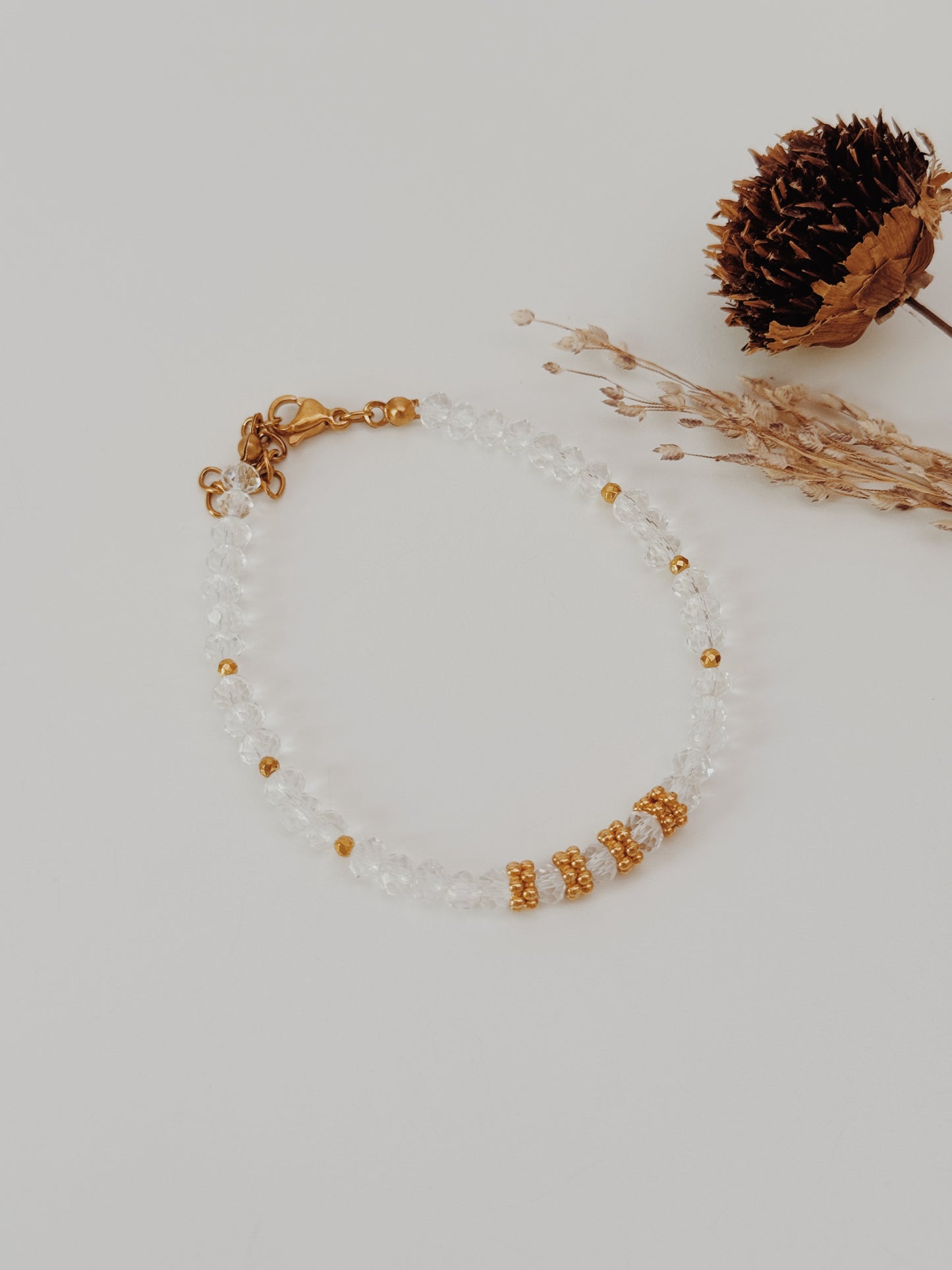 Pulseira Althea Quartzo Cristal