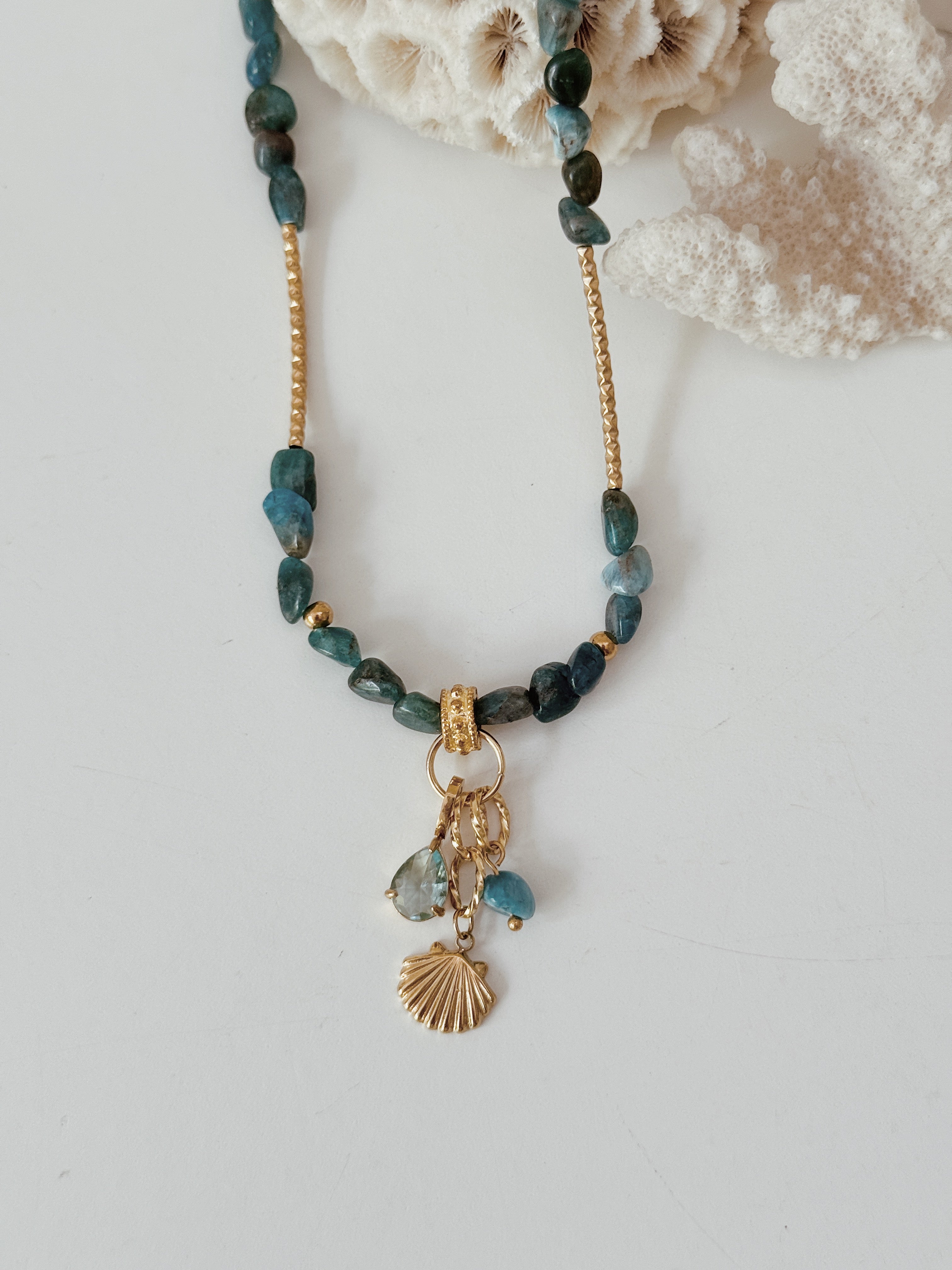 Colar Summer Vibes | Apatite azul