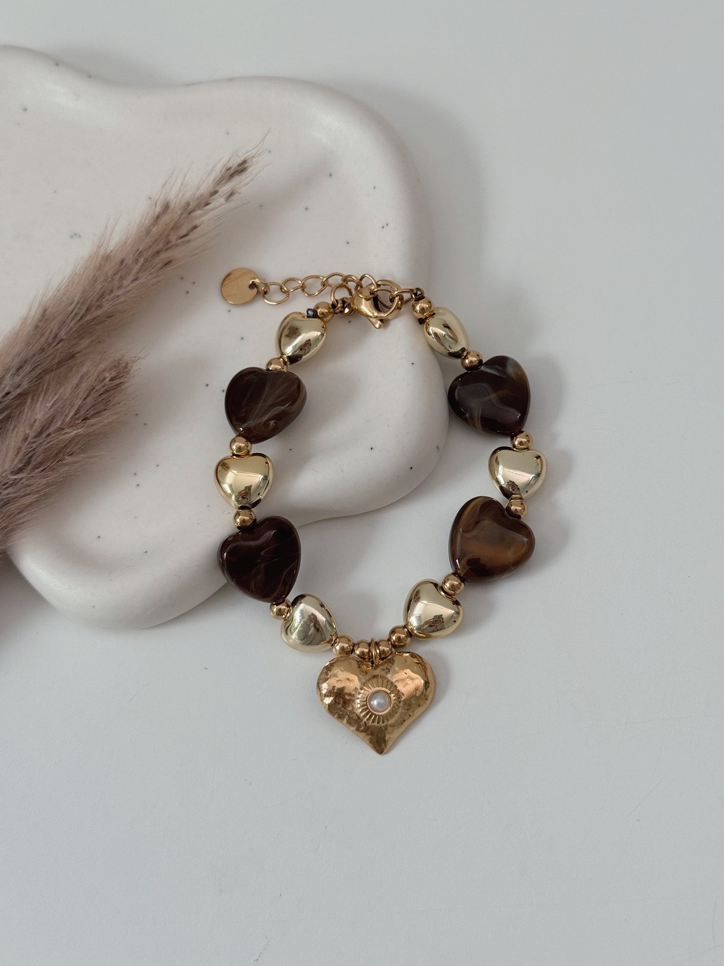 Pulseira Heart Brown