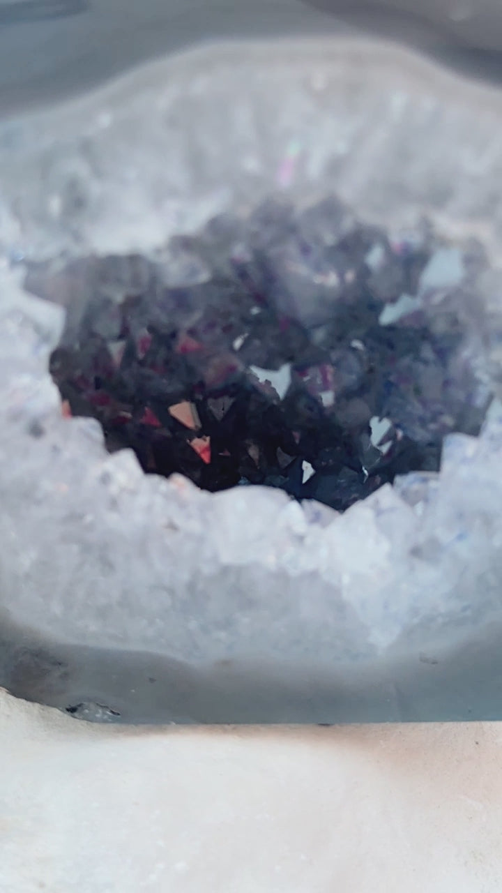 Geodo de Ágata Azul
