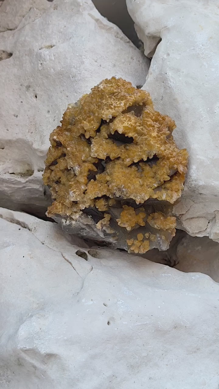 Drusa de Flourite Amarela